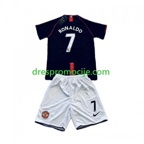 Manchester United Cristiano Ronaldo 7 Dres Retro Dječji Gostujući 2007-2008 Kratkih Rukava Manchester United Cristiano Ronaldo 7 Dres Retro Dječji Gostujući 2007-2008 Kratkih Rukava